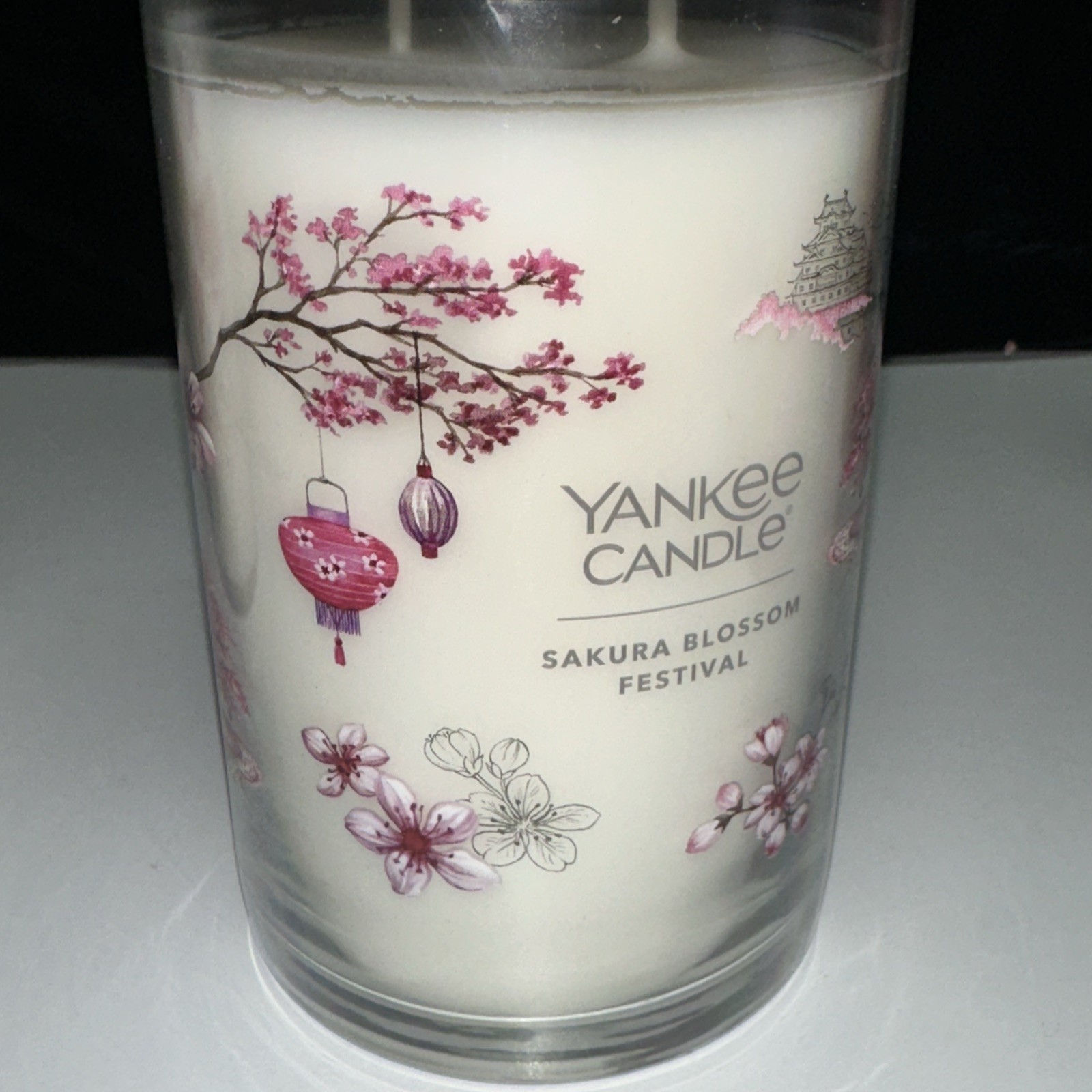 LOT OF 2-NEW-Yankee Candle SAKURA BLOSSOM FESTIVAL Large 20oz- 2 WICK–NEW!