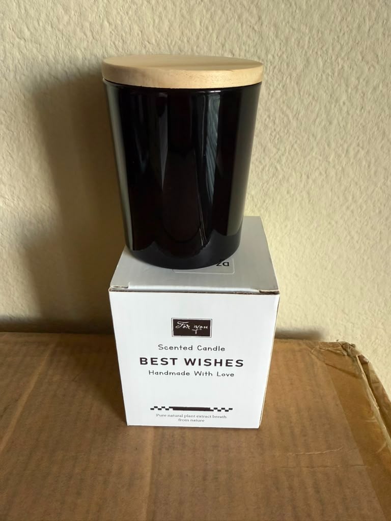 10oz Soy Wax Candle Double Wick Strong Scented Jar Candle, Handmade Aromatherapy