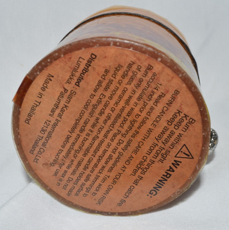 Handcrafted Lavender Scented Pillar Candle Thailand