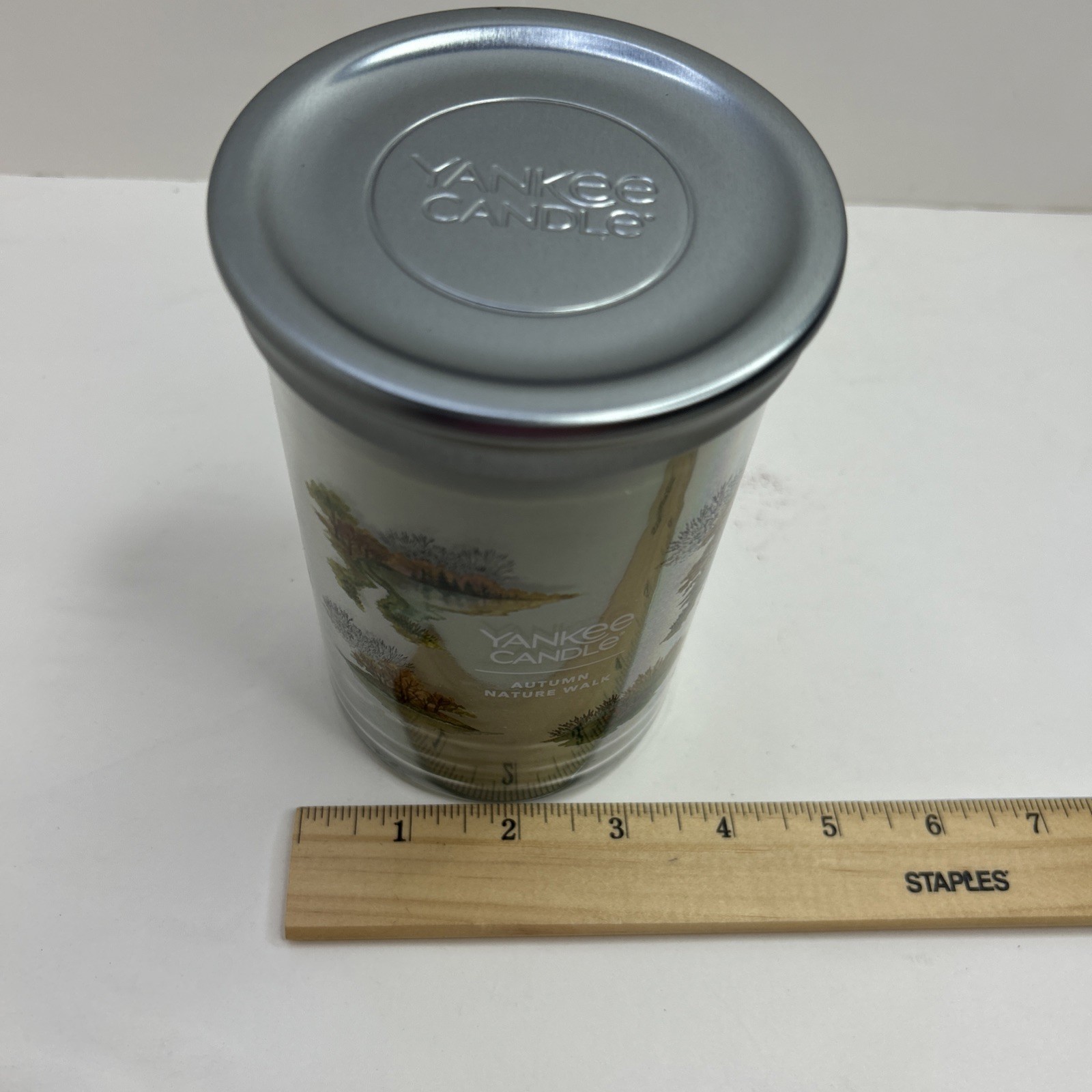 NEW Yankee Candle Autumn Nature Walk 20oz Large Tumbler Jar Candle Fall 2 Wick