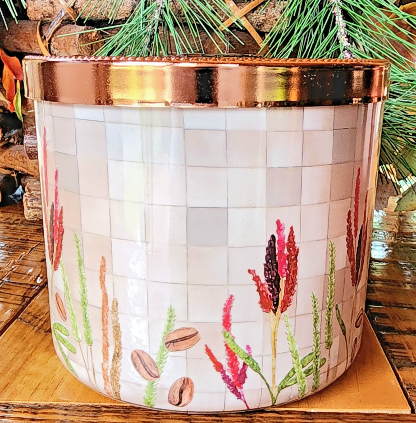 2026☀️SUMMER~🥮💛CINNAMON SUGAR COFFEE CAKE~3 WICK CANDLE~Bath & Body~SHIP FREE!