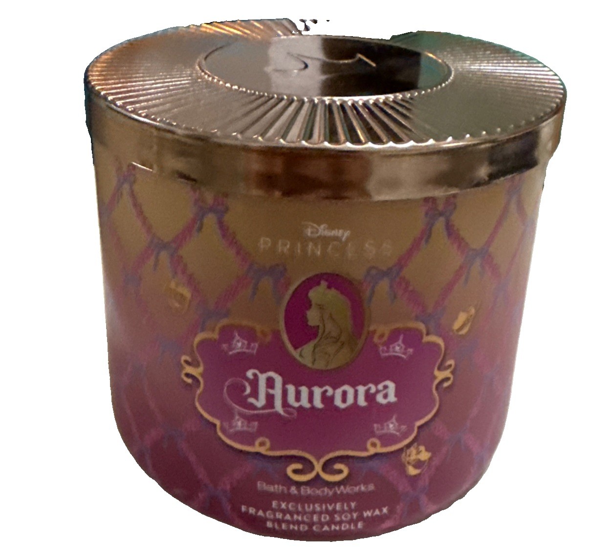 BATH & BODY WORKS Disney Princess Aurora 3-WICK FRAGRANCED CANDLE 14.5 OZ NEW