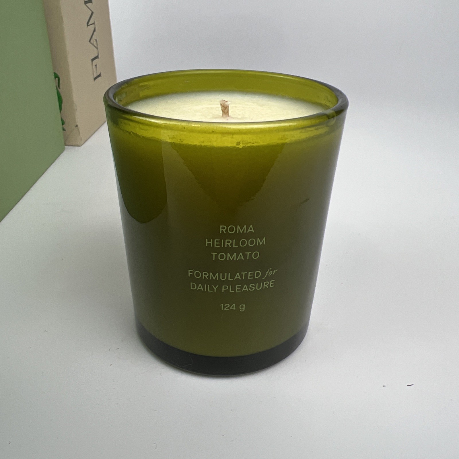 Flamingo Estate Candle Set Rosemary Sage Tomato Gift Set of 3 Open Box