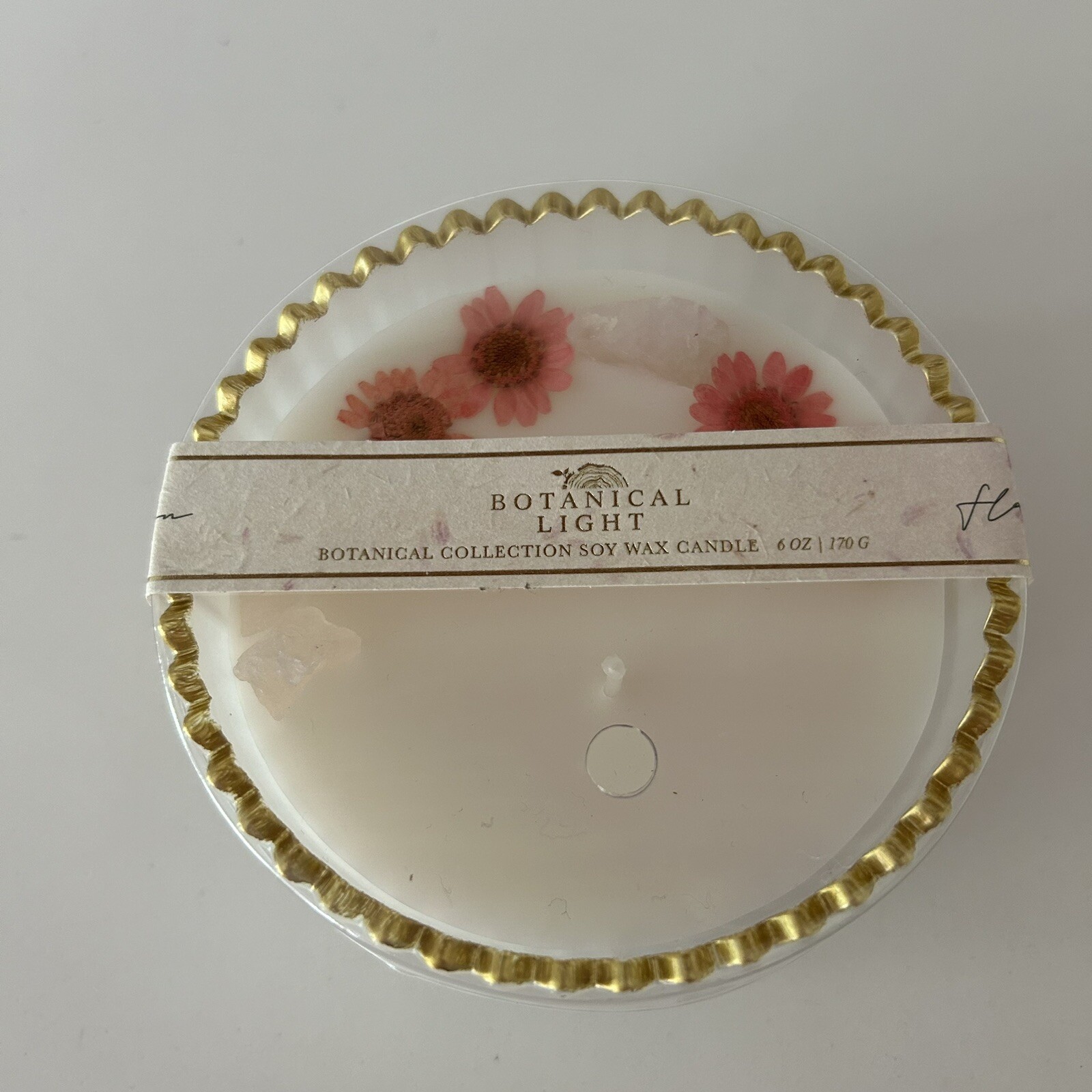 Botanical Light Collection Soy Wax Candle Floral Flowers Scented Aroma Bay