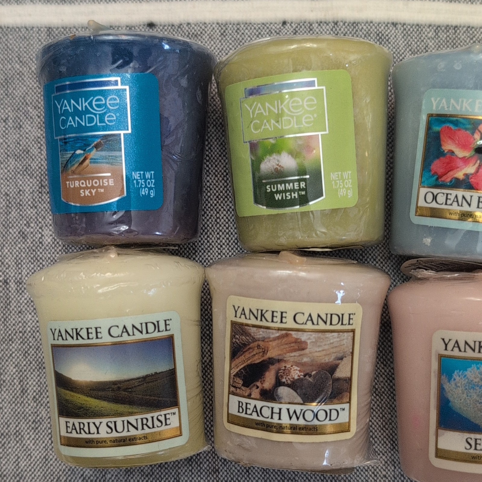 Yankee Candle Lot 8 Votives HTF Older Scents New Sealed Unburned 1.75 oz