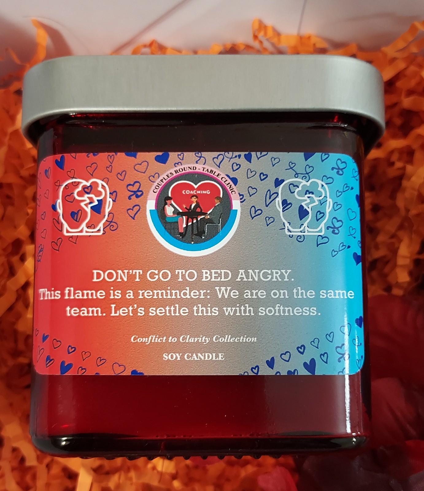 Candle, Relationship Healing Candle-Helps Couples Resolve Conflicts &Reconnect.
