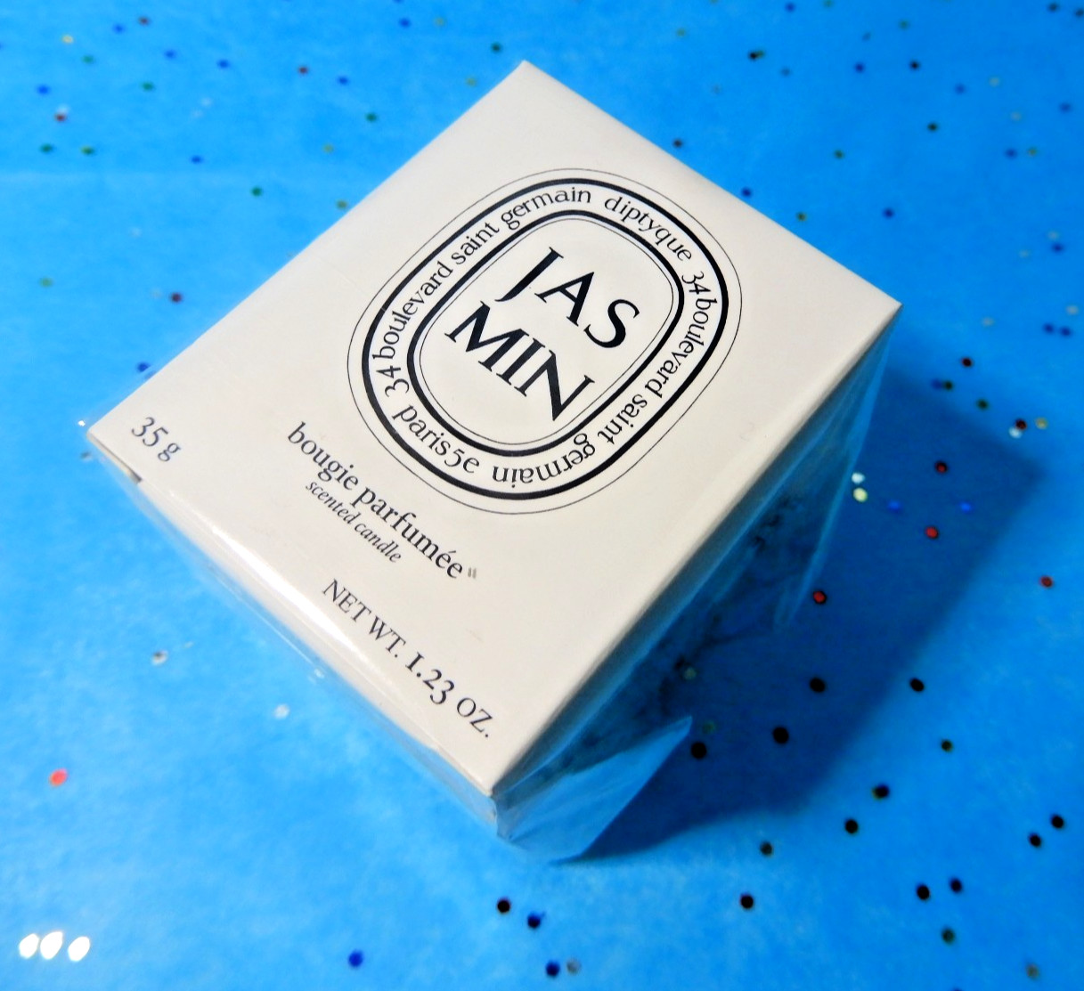 Diptyque Jasmin (jasmine) Mini Votive Scented Candle 1.23 oz / 35g (new w/ box)