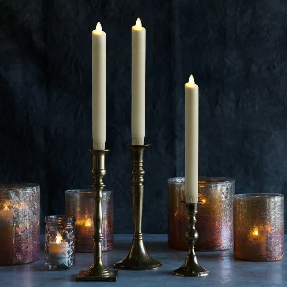 8″ Veraflame Flameless Candles, Case of 16 SETS (32 CANDELS)