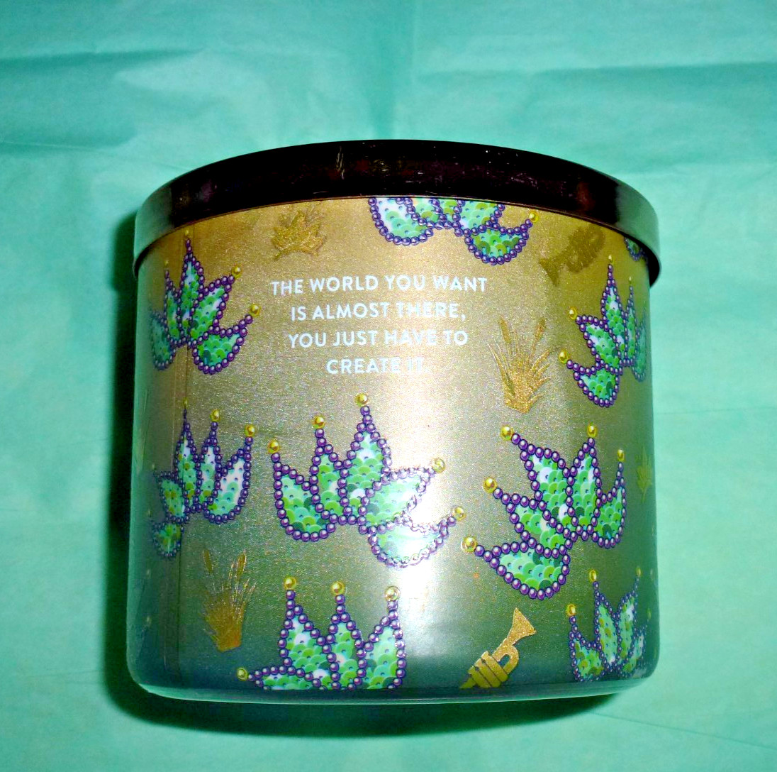 Bath & Body Works DISNEY PRINCESS TIANA 14.5 oz Candle – Lily, Amber, Woods -NEW