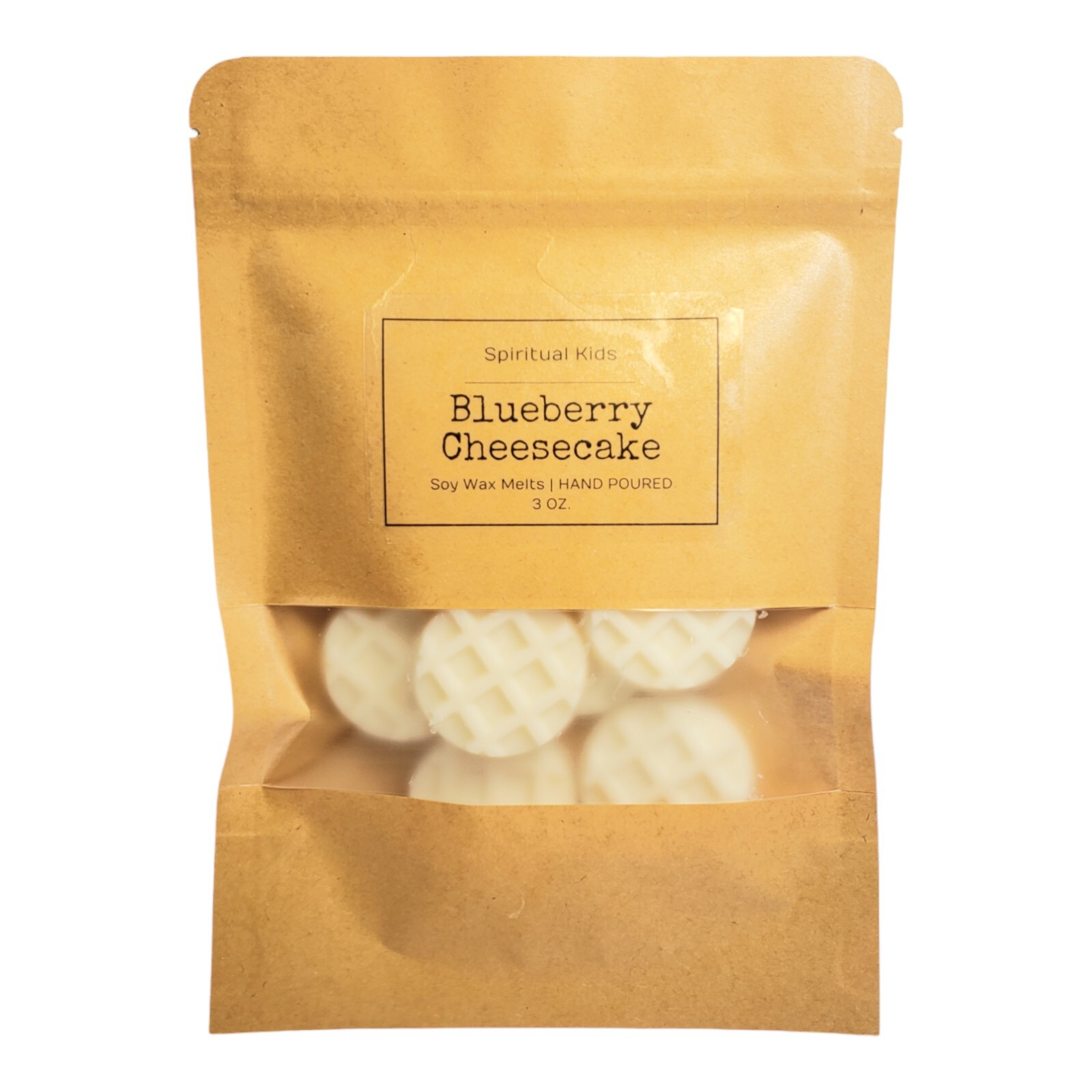Blueberry Cheesecake Soy Wax Melts 3oz | Food Wax Melts | Waffle Shaped