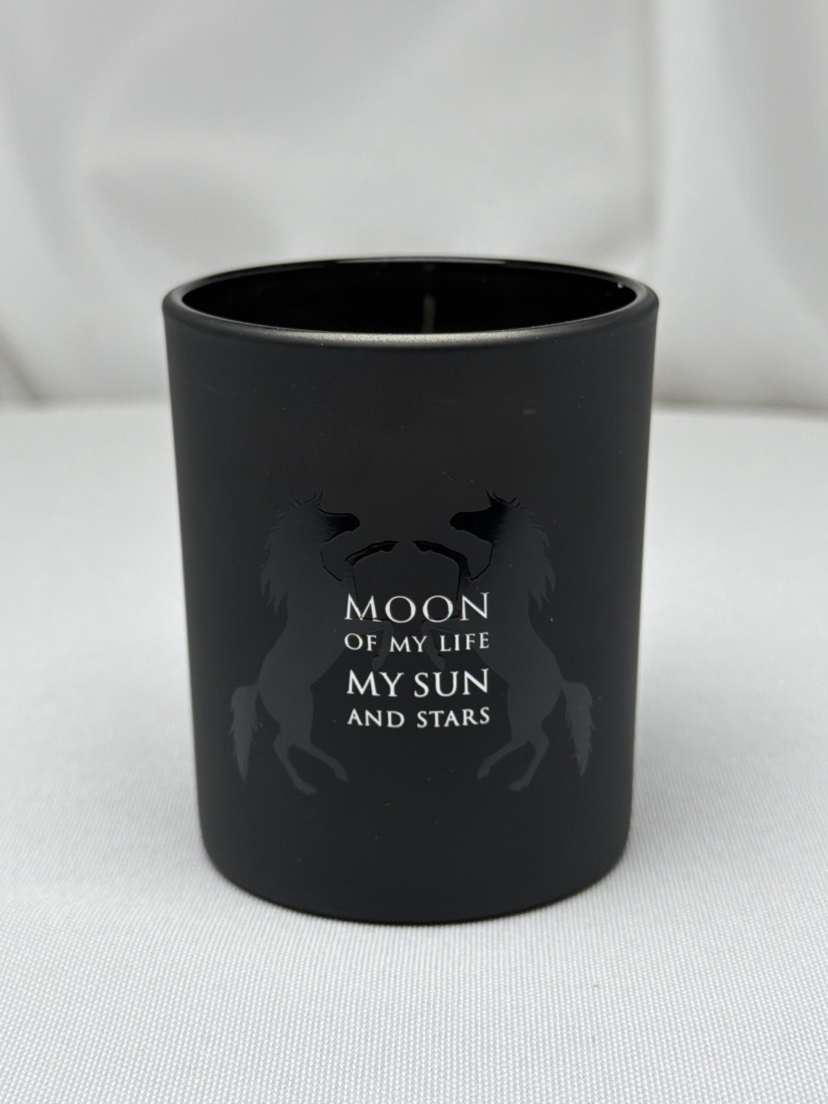 Game of Thrones Moon of My Life Candle Daenerys Quote HBO 3oz 2018 Black Jar