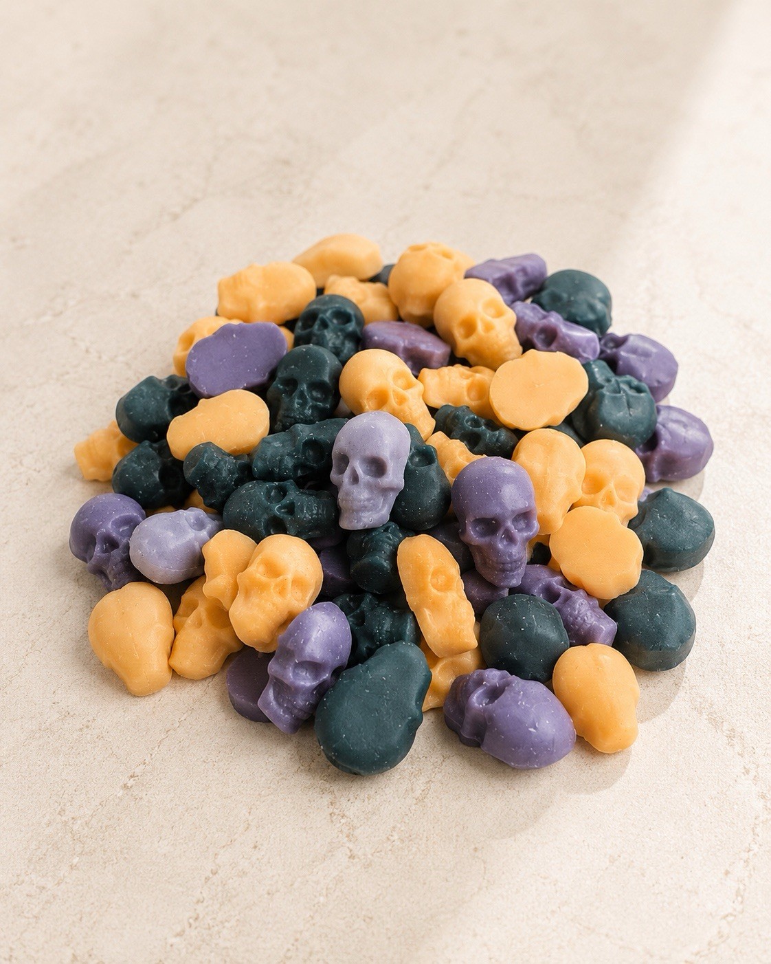 Wax Melts, Skull Wax Melts, Butterscotch scent Wax Melts