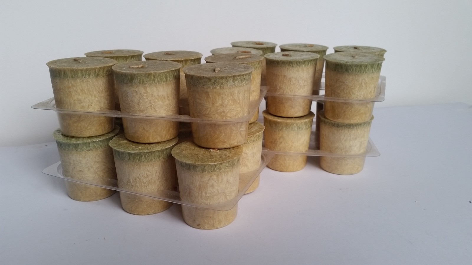 Scented Votive Candles Set 24 Pack Nature’s Spa English Ivy 889