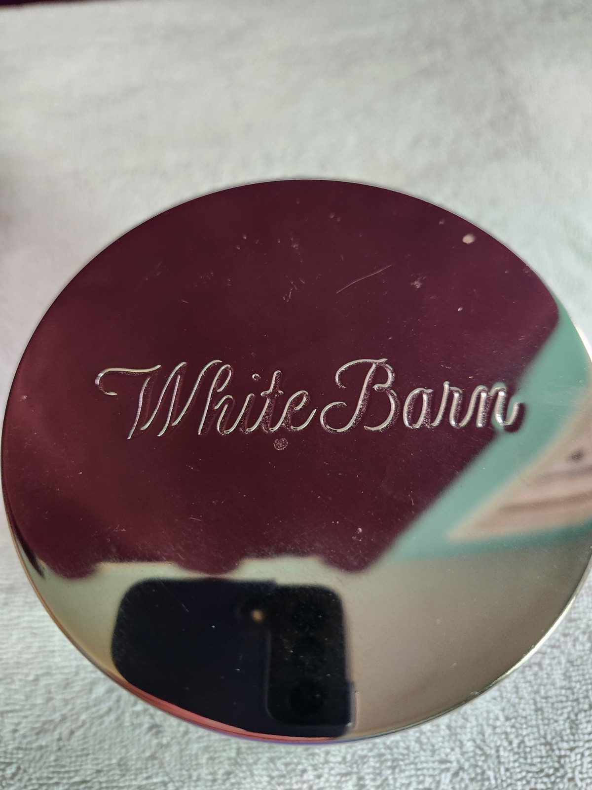 White Barn Three Wick Candle Cinnamon Spiced Vanilla 25-45hrs Burn Time New