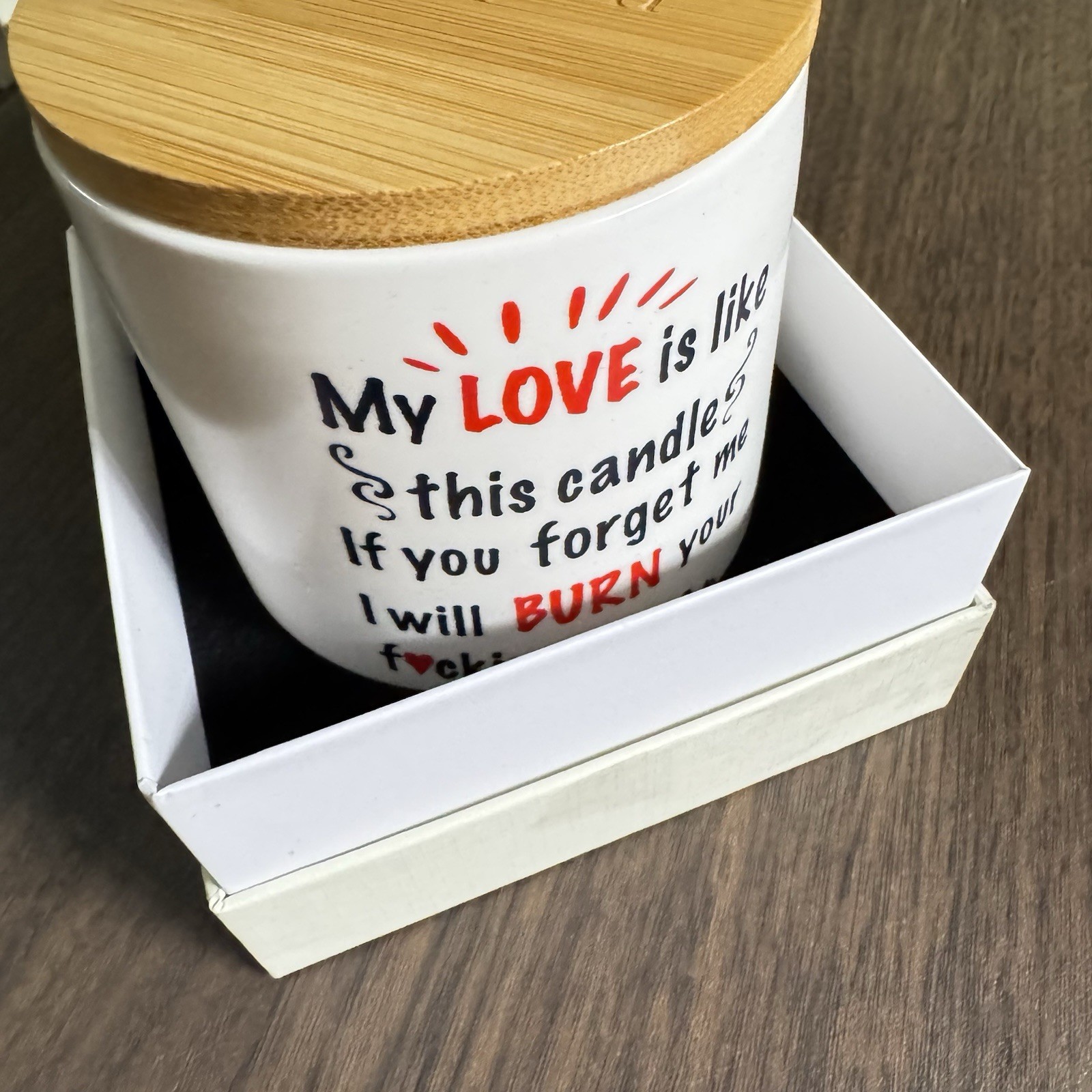 100% Organic Candle Great Scent – Brand New And With The Box