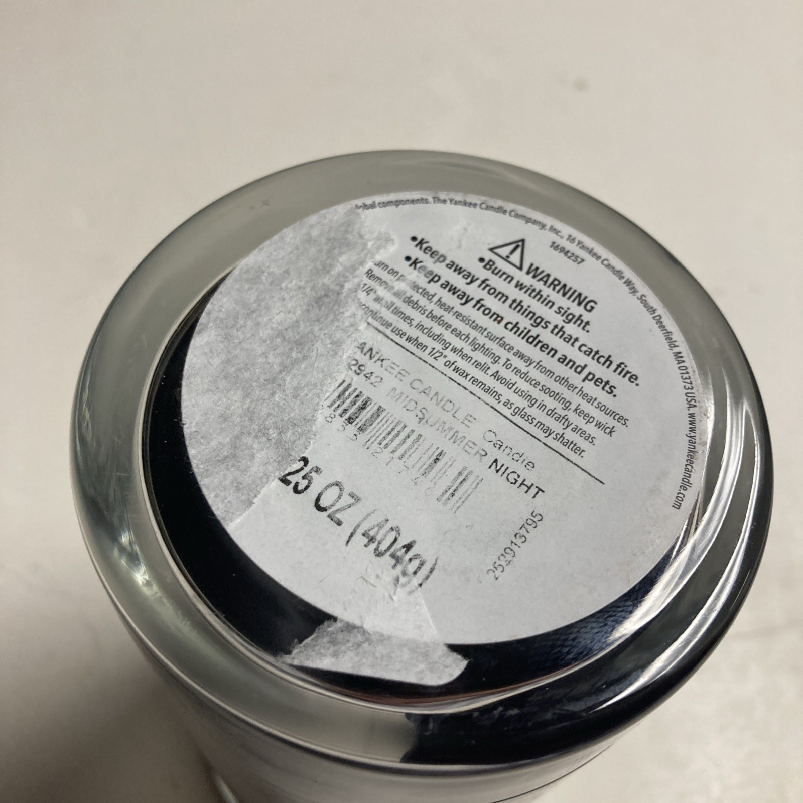 YANKEE CANDLE MIDSUMMER NIGHT SINGLE WICK CANDLE 14.25 OZ
