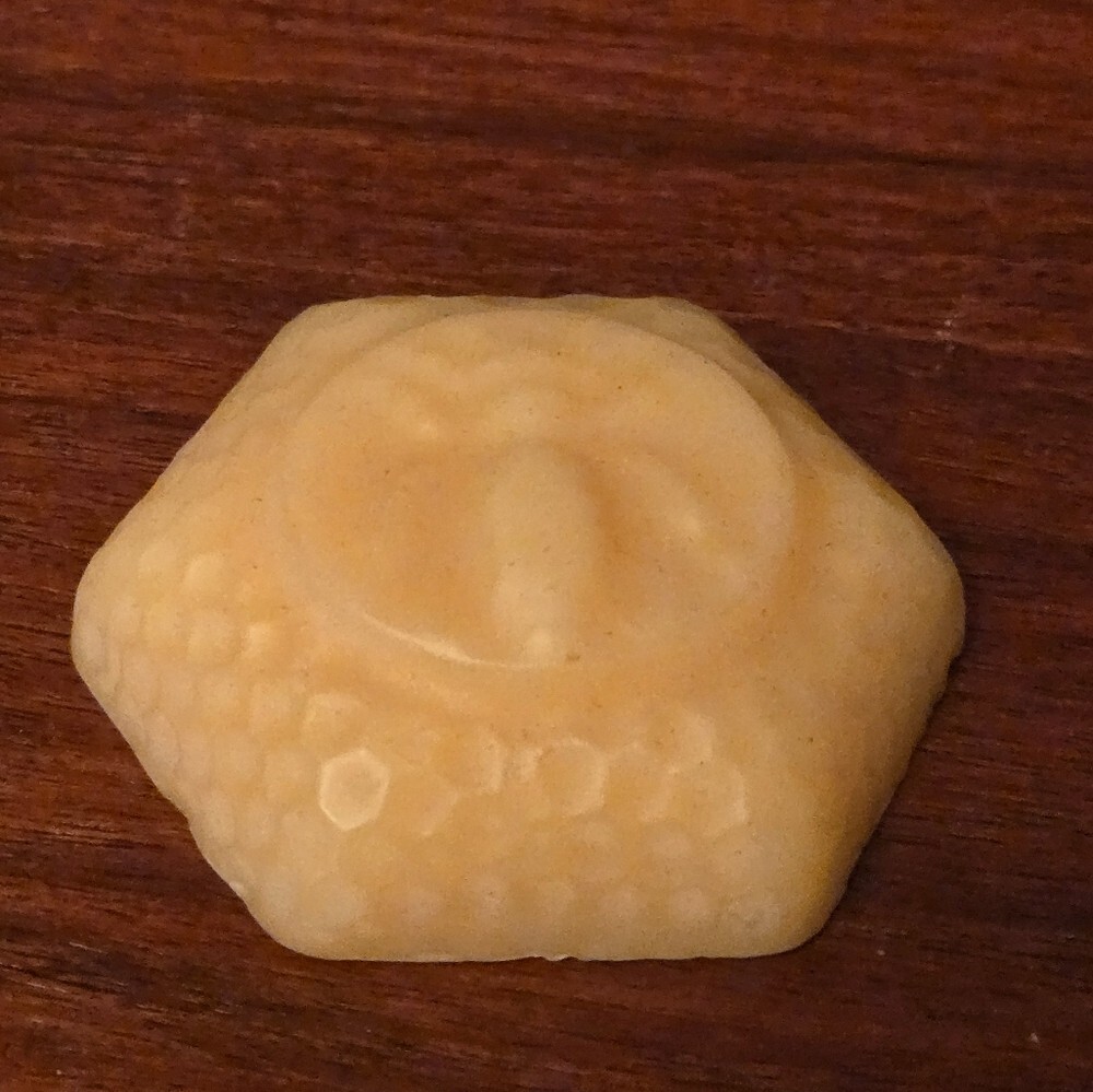 100% Beeswax Hexagon Bee handmade in Ontario Canada