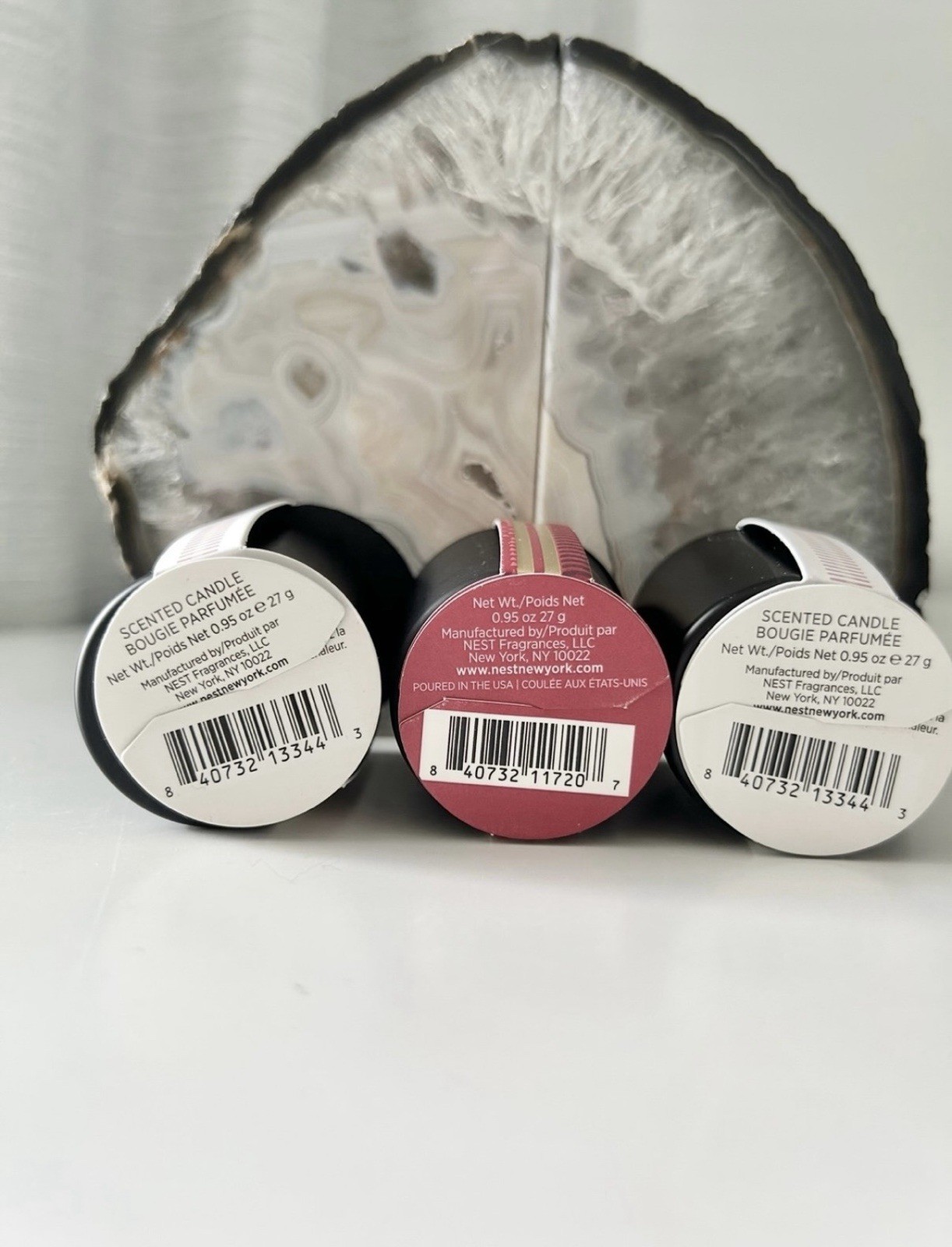 Nest 3 Small Travel Size Scented Candles in Scent Holiday & Wellness