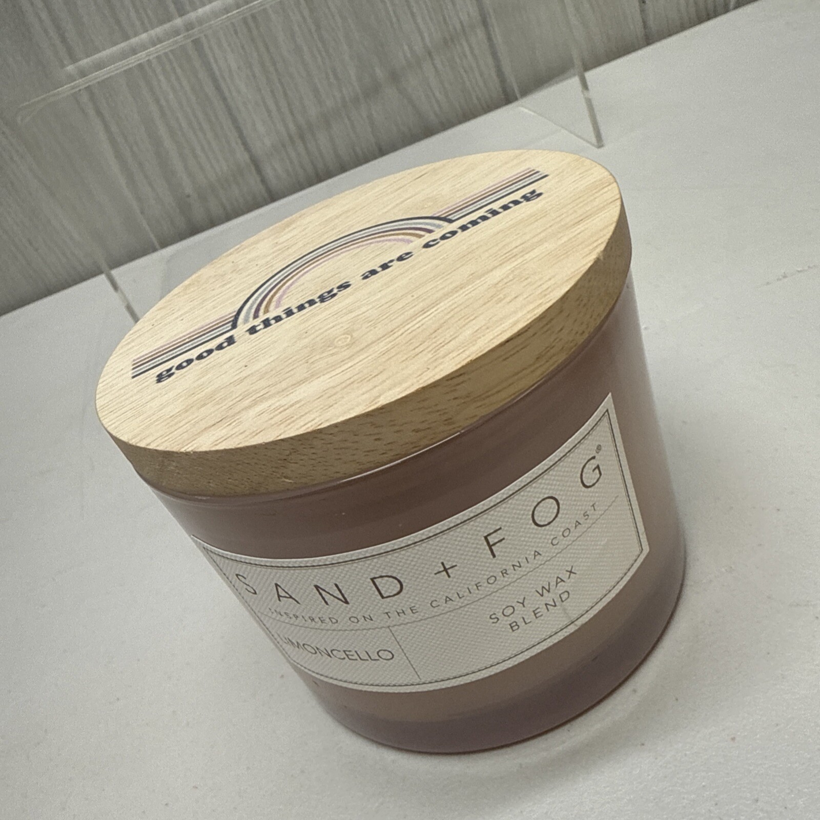 Sand + Fog LIMONCELLO 2 Wick Candle 12 Oz Soy Wax Blend ‘good things are coming’