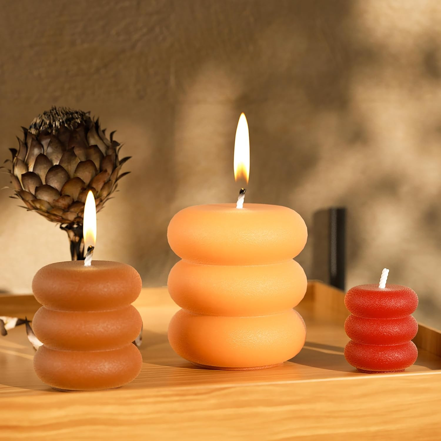 3 Pack round Cylinder Multiple Size Cylinder Candle & Resin Mold – Resin Casting