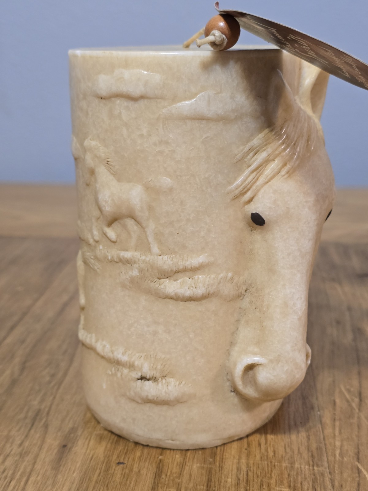 Animal Spirits 5.5″ Handcrafted Horse Pillar Candle Unscented