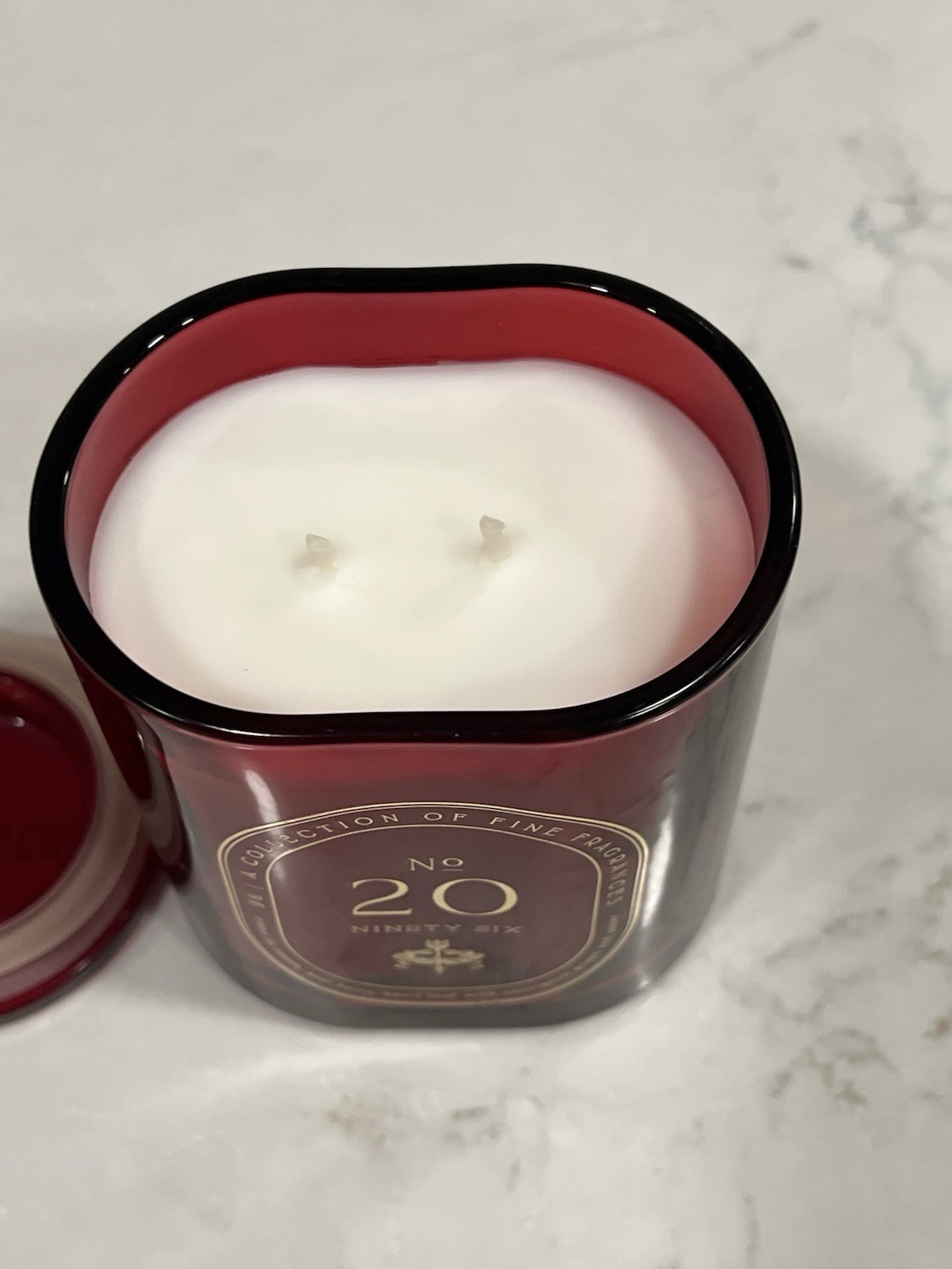 DW Home Ninety Six No. 20 Candle 10.1 oz Luxury Soy Blend | Modern Amber & Musk