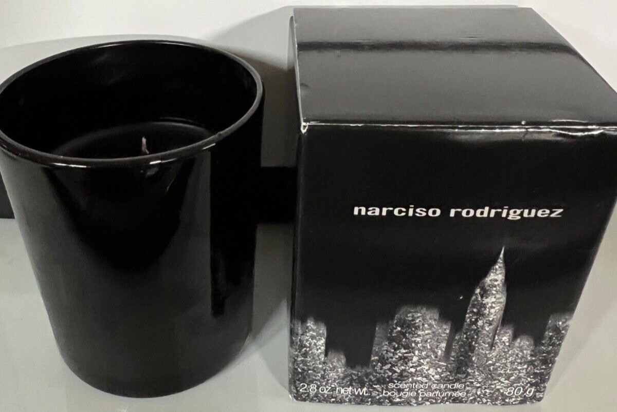 NARCISO RODRIGUEZ SCENTED CANDLE 2.8oz/80g NEW IN BOX 100% AUTHENTIC -SEE PIC