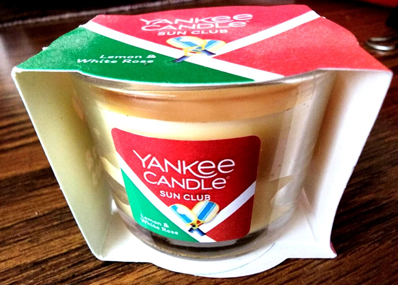 Yankee Candle Sun Club Lemon & White Rose OR Big Apple Christmas Mini Jar U PICK