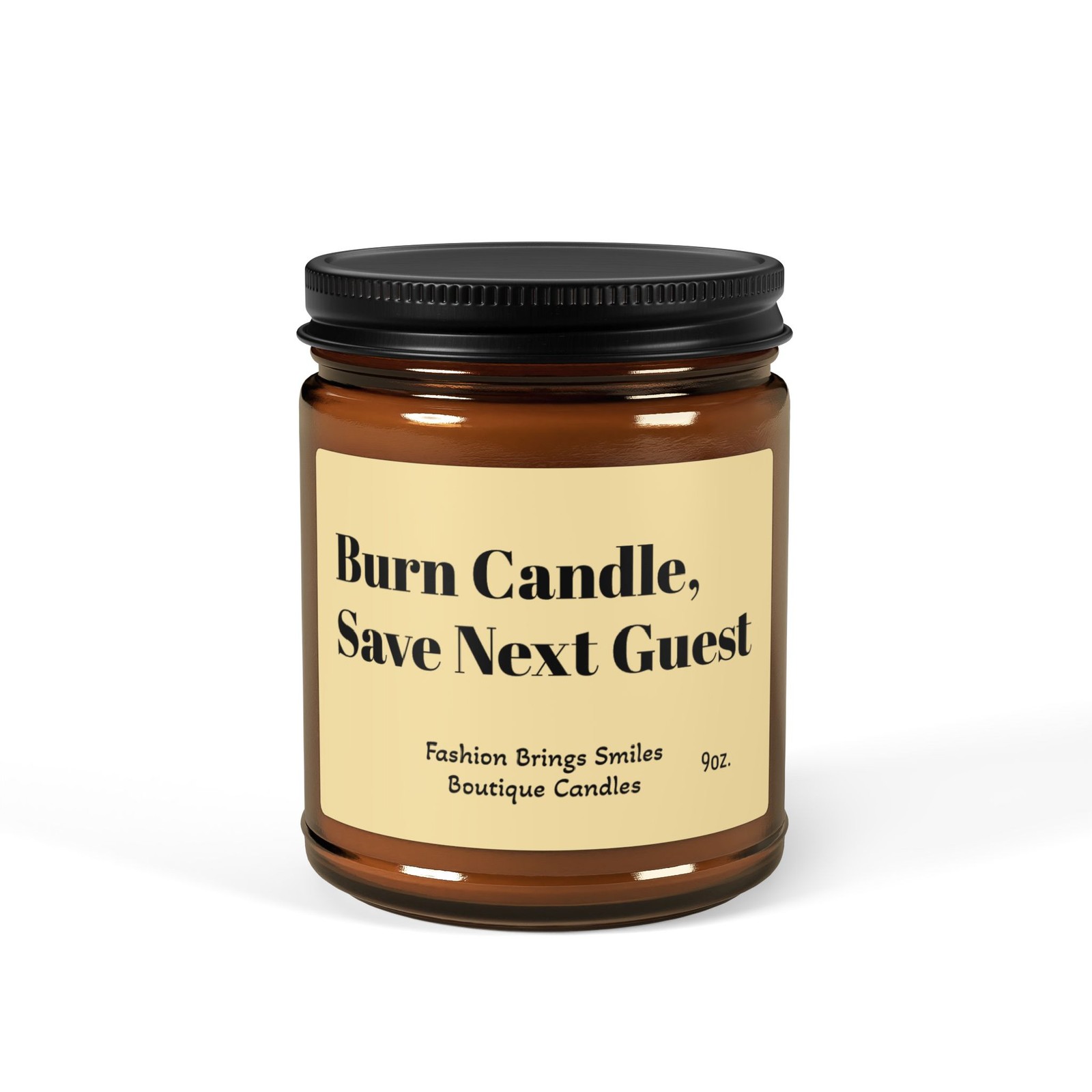 Burn Candle Save Next Guest Funny Bathroom Decor, Powder Room Gift