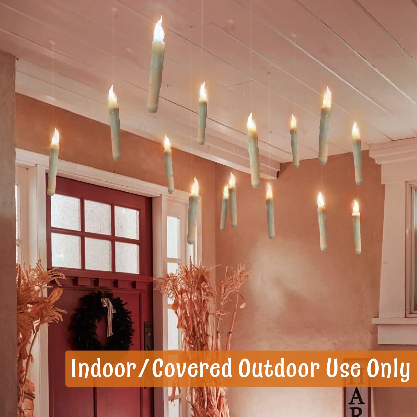 Floating LED Candles with Remote Control Halloween Decor Home Classroom Bedroom