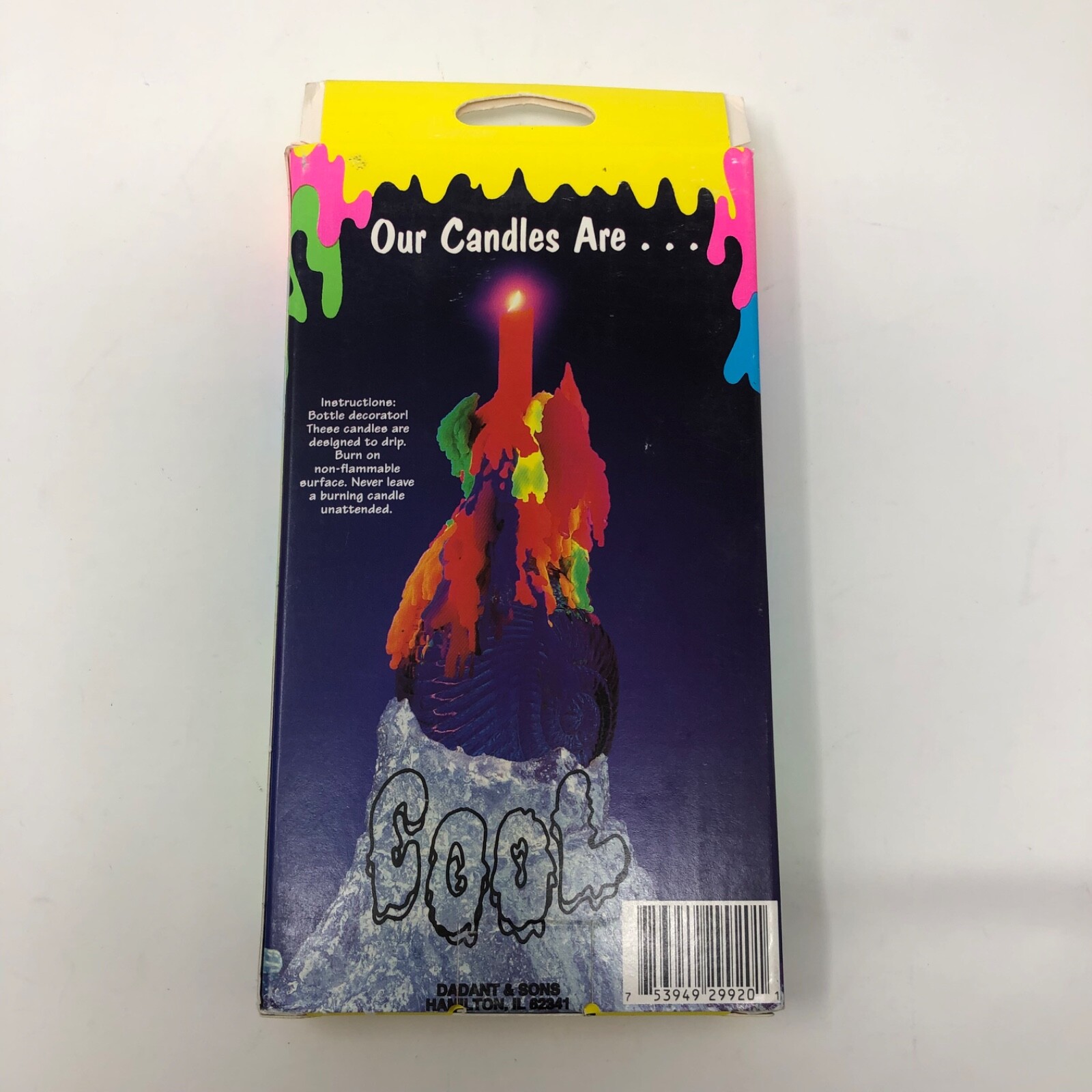 The Original Drip Stick Florescent Candles Black Light Grunge Edgy Retro Art