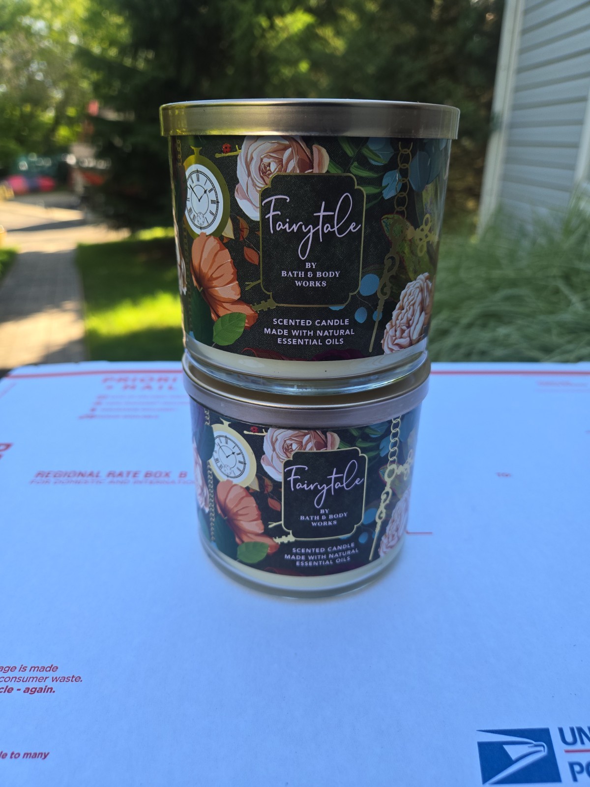 Lot Of 2-Bath & Body Works Fairytale Large 3-Wick 14.5 oz Candle New