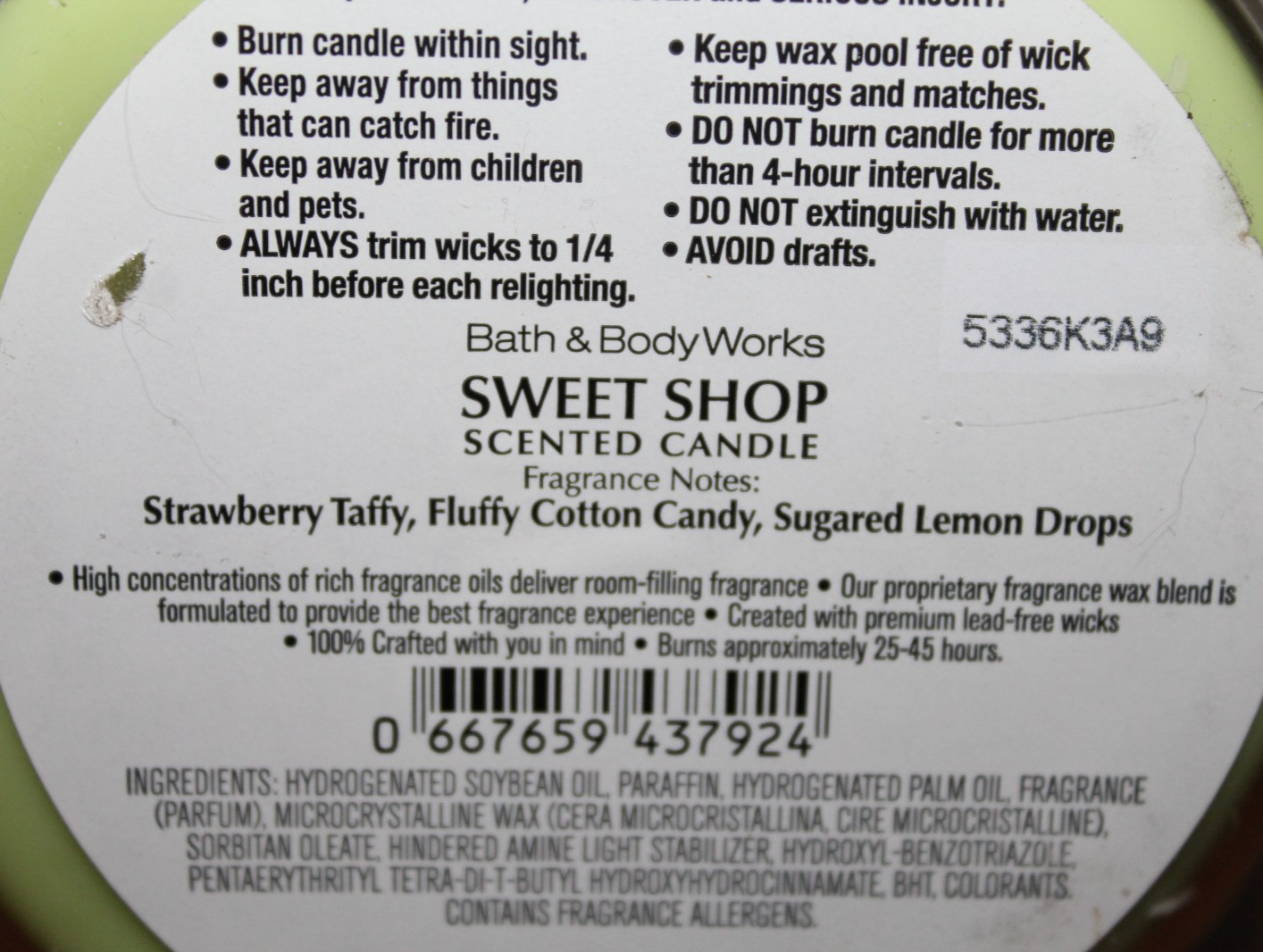 Bath & Body Works 2026 SWEET SHOP 3-Layer 3 Wick Candle 14.5 oz New!