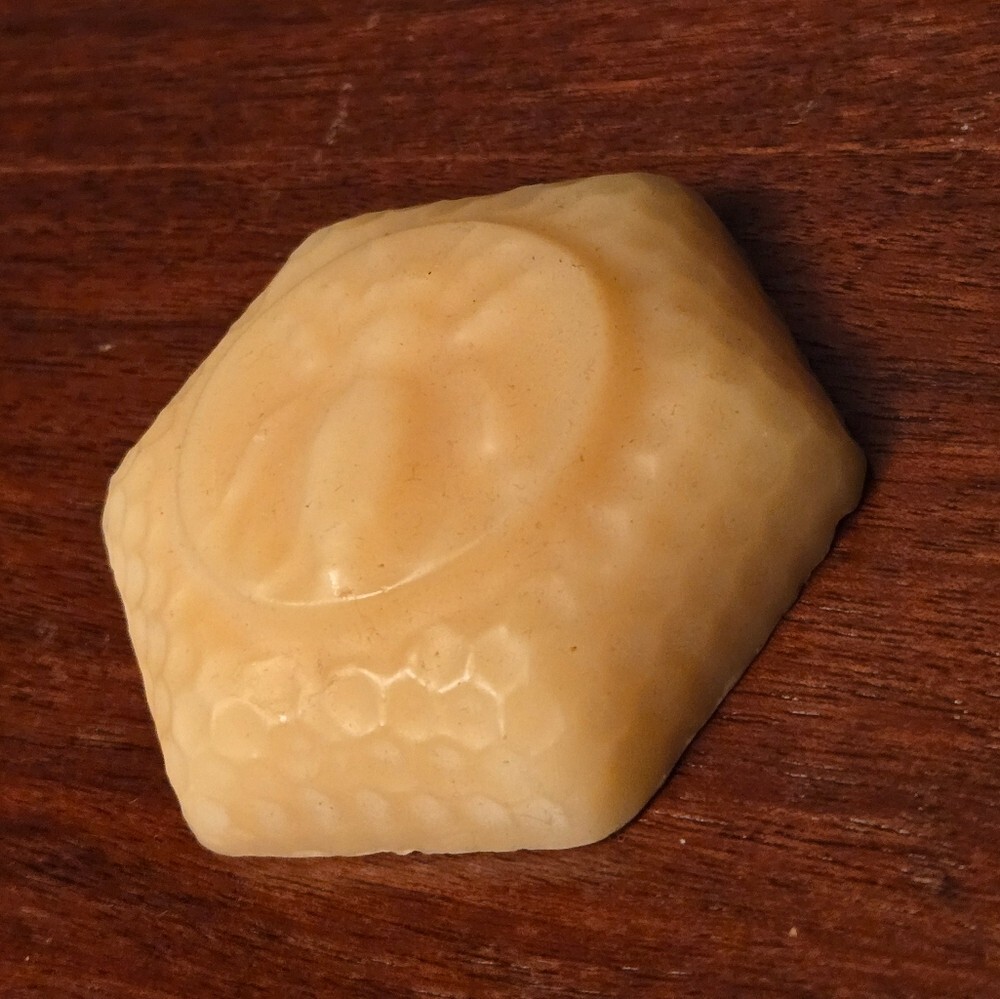 100% Beeswax Hexagon Bee handmade in Ontario Canada