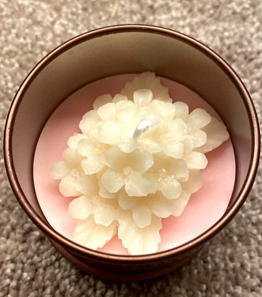 Handmade Flower Candles Made From Soywax In 4oz & 2oz Tins – Lightly Scented