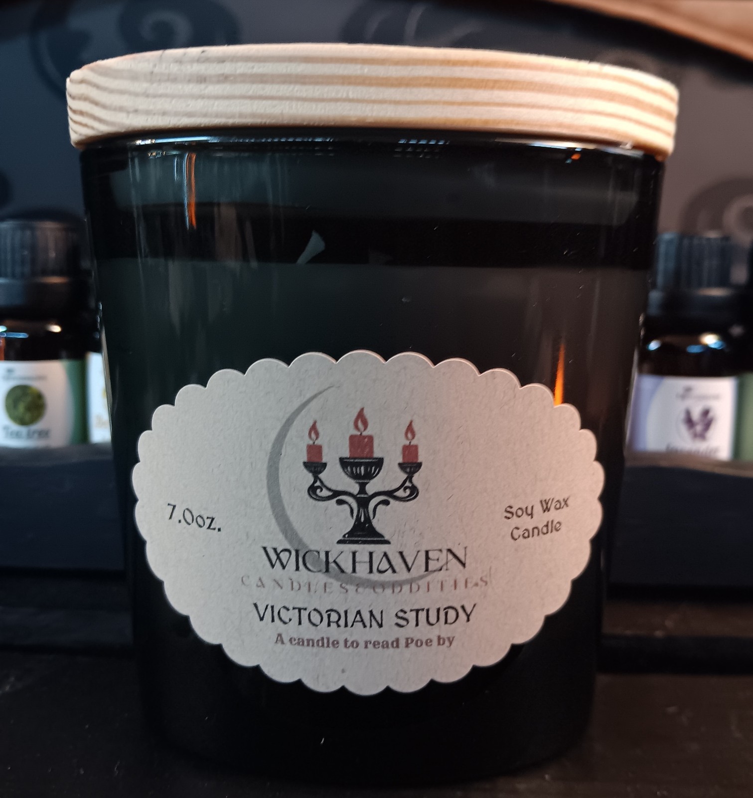 Lace-Kissed Vanilla Artisan Soy-Blend Candle