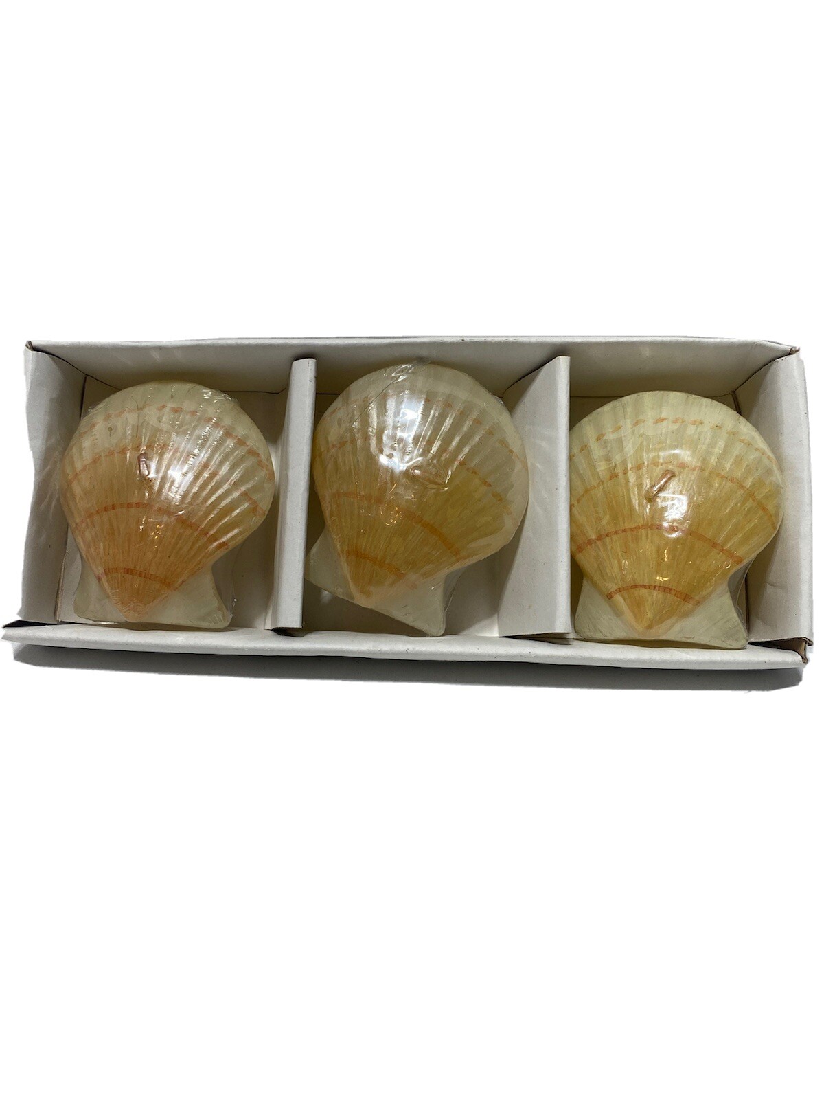 SEASHELL FLOATING CANDLES (3 PACK) BEACH / COASTAL HOME & BATHROOM DECOR