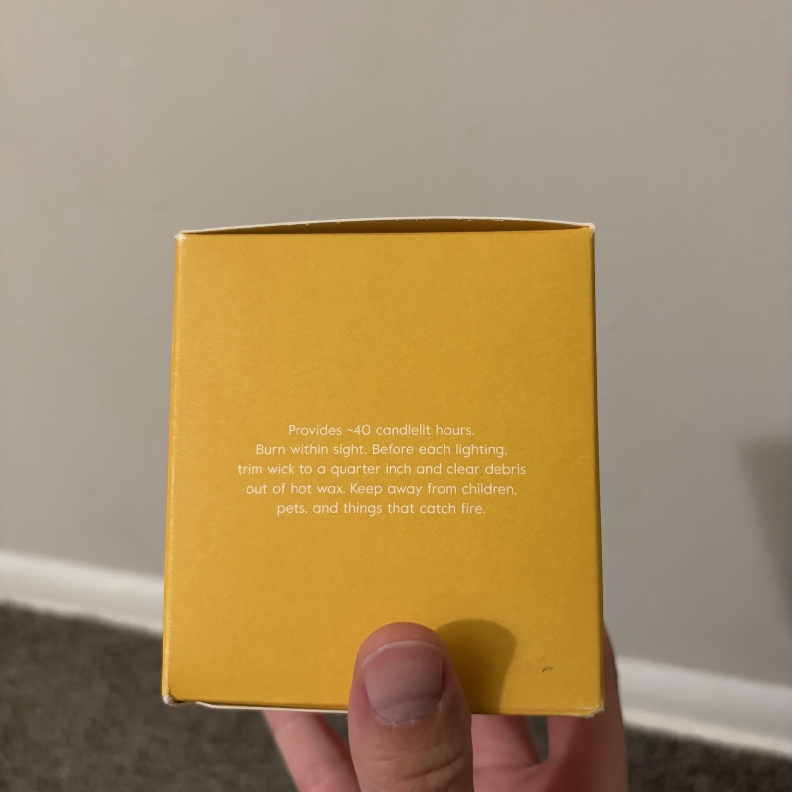 Grove Collaborative 7 oz. Soy Wax Candle. Vanilla, Brown Sugar, Sandalwood Scent
