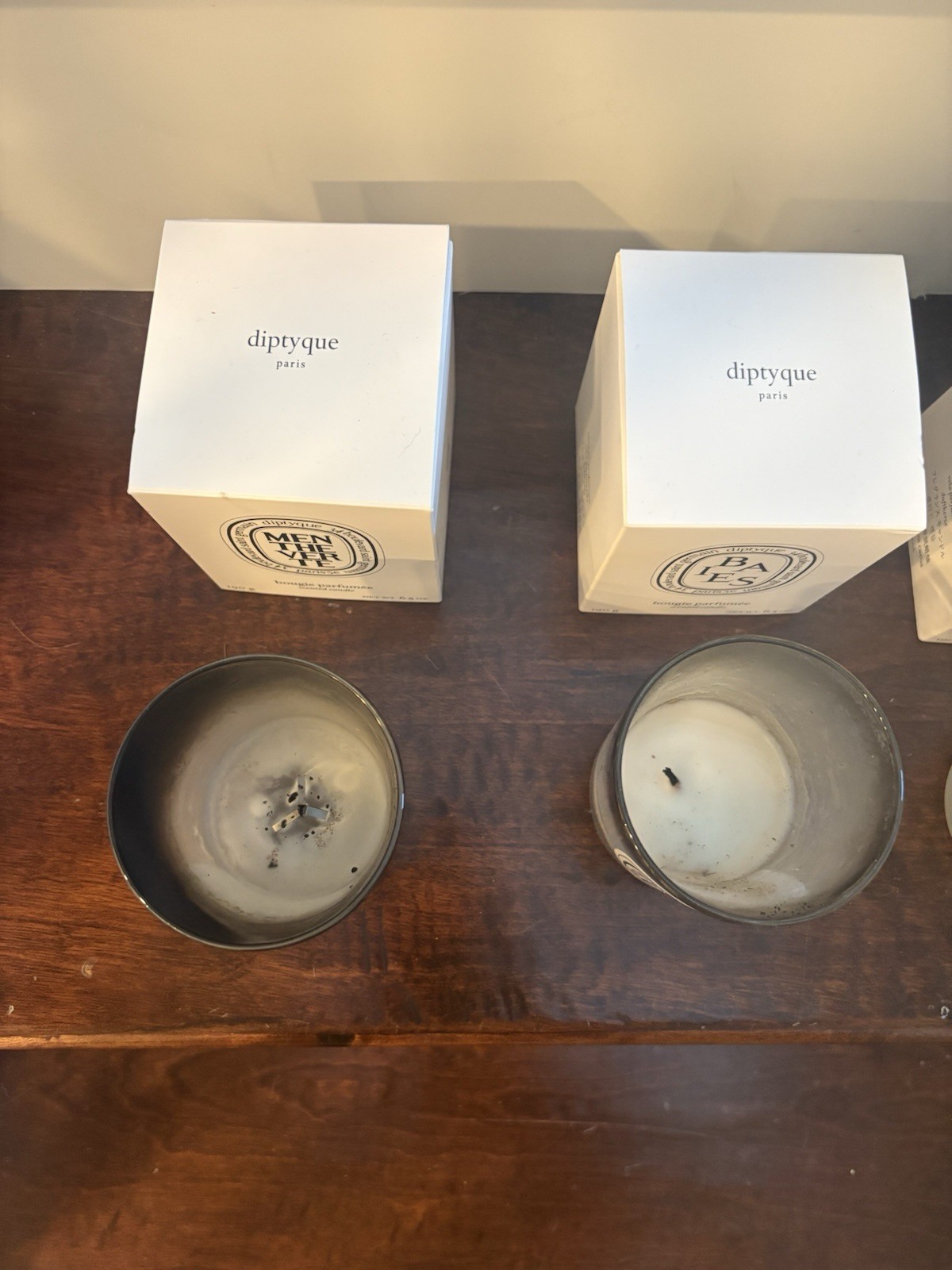 Diptyque EMPTY candle 6.5 Oz Jars w box
