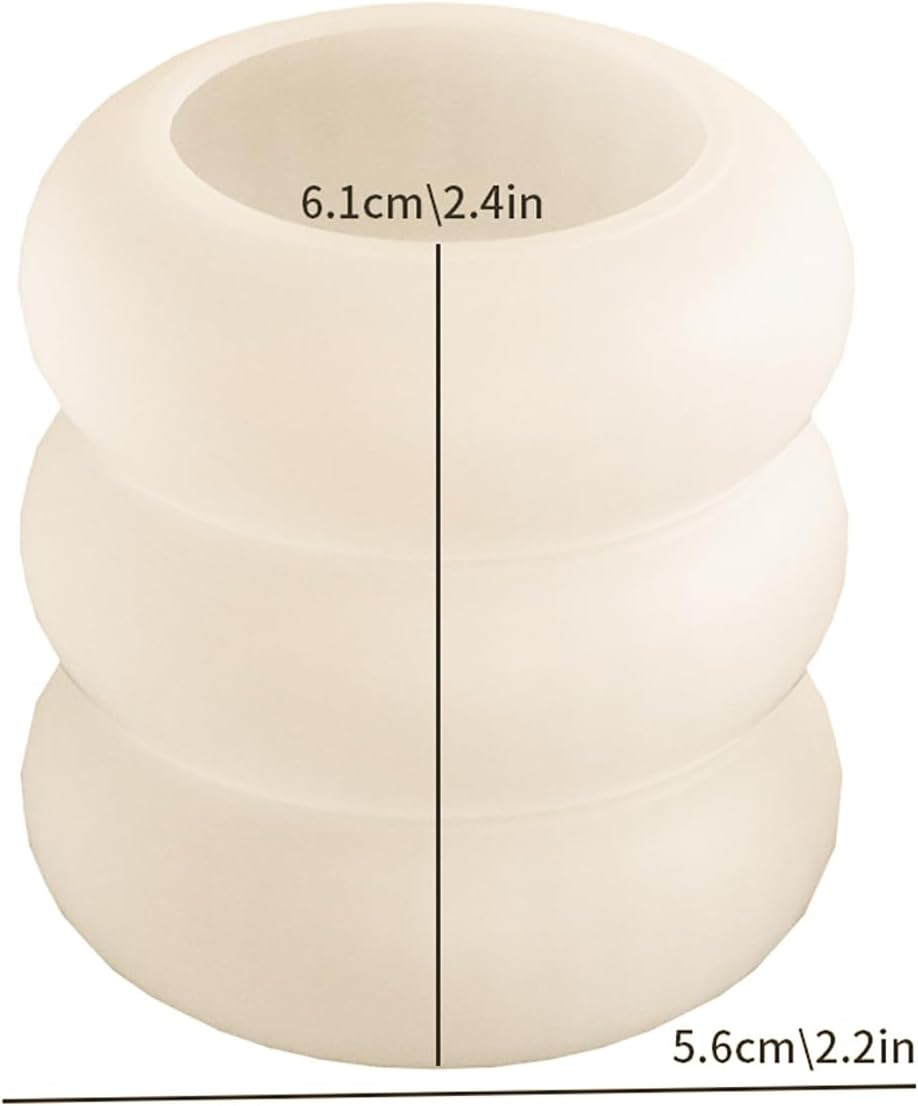 3 Pack round Cylinder Multiple Size Cylinder Candle & Resin Mold – Resin Casting