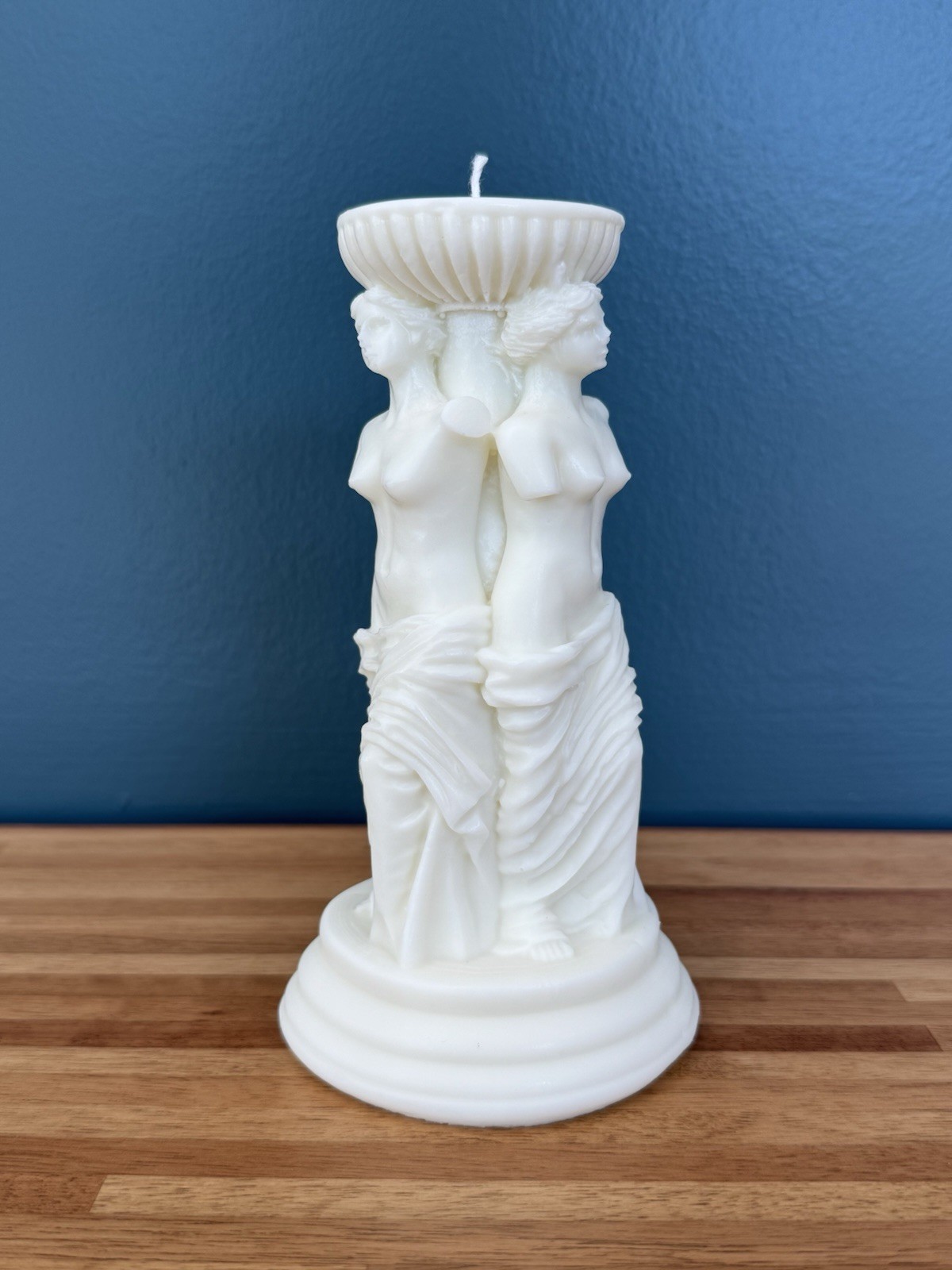 Goddess Venus Soy Wax Candle | Minimalist Sculptured Statue Home Modern Decor