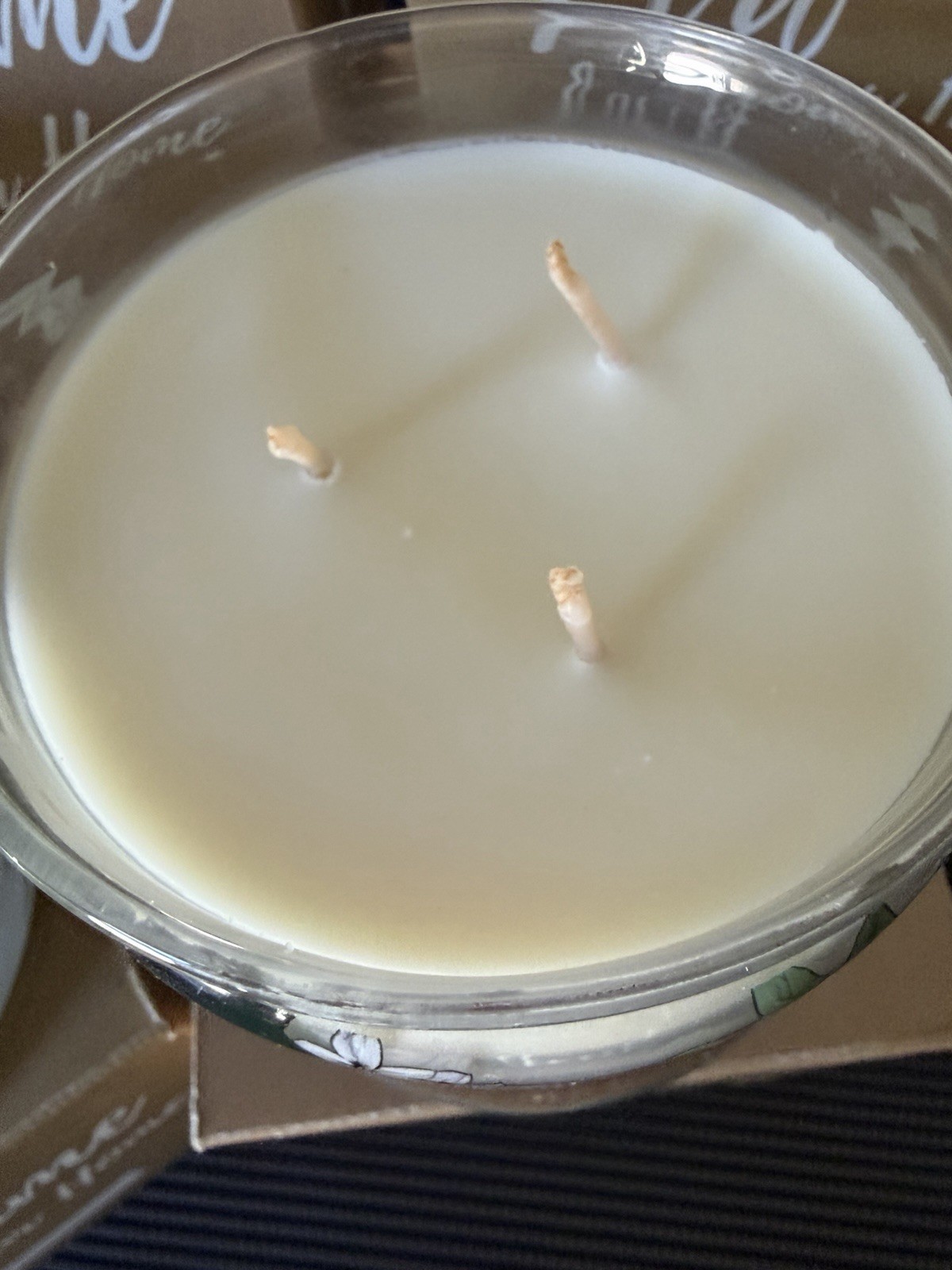 PartyLite Candles 3 Wick Jar Candle Bundle WHITE LILAC & IVY / GARDEN MINT