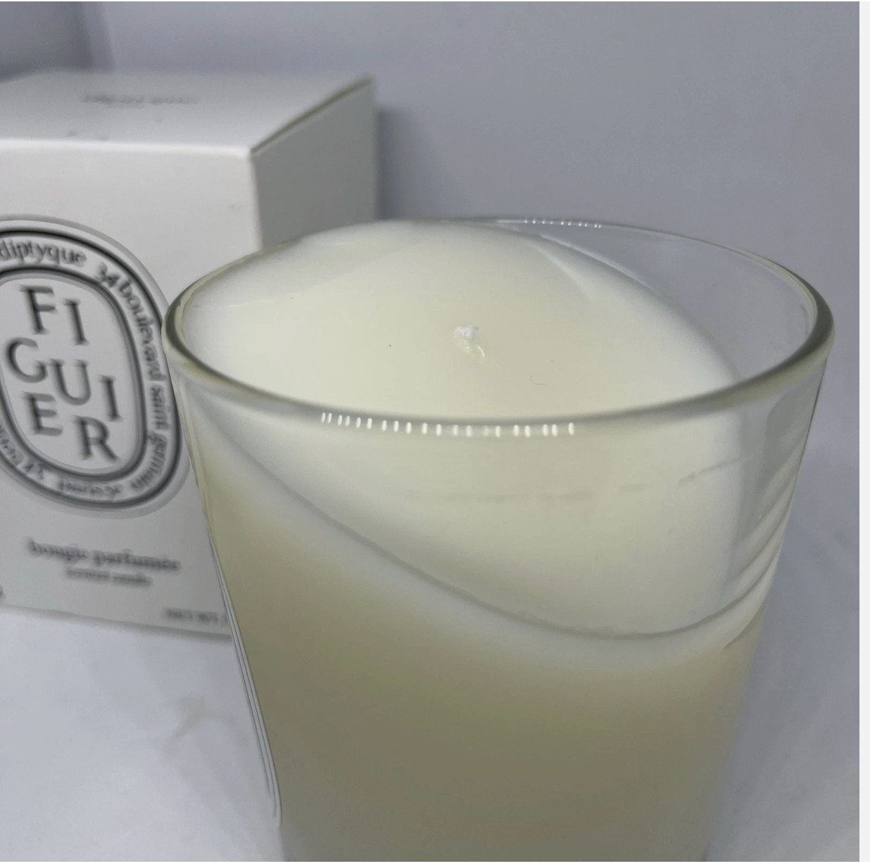 Diptyque Figuier Scented Candle 6.5oz *Melted Wax*