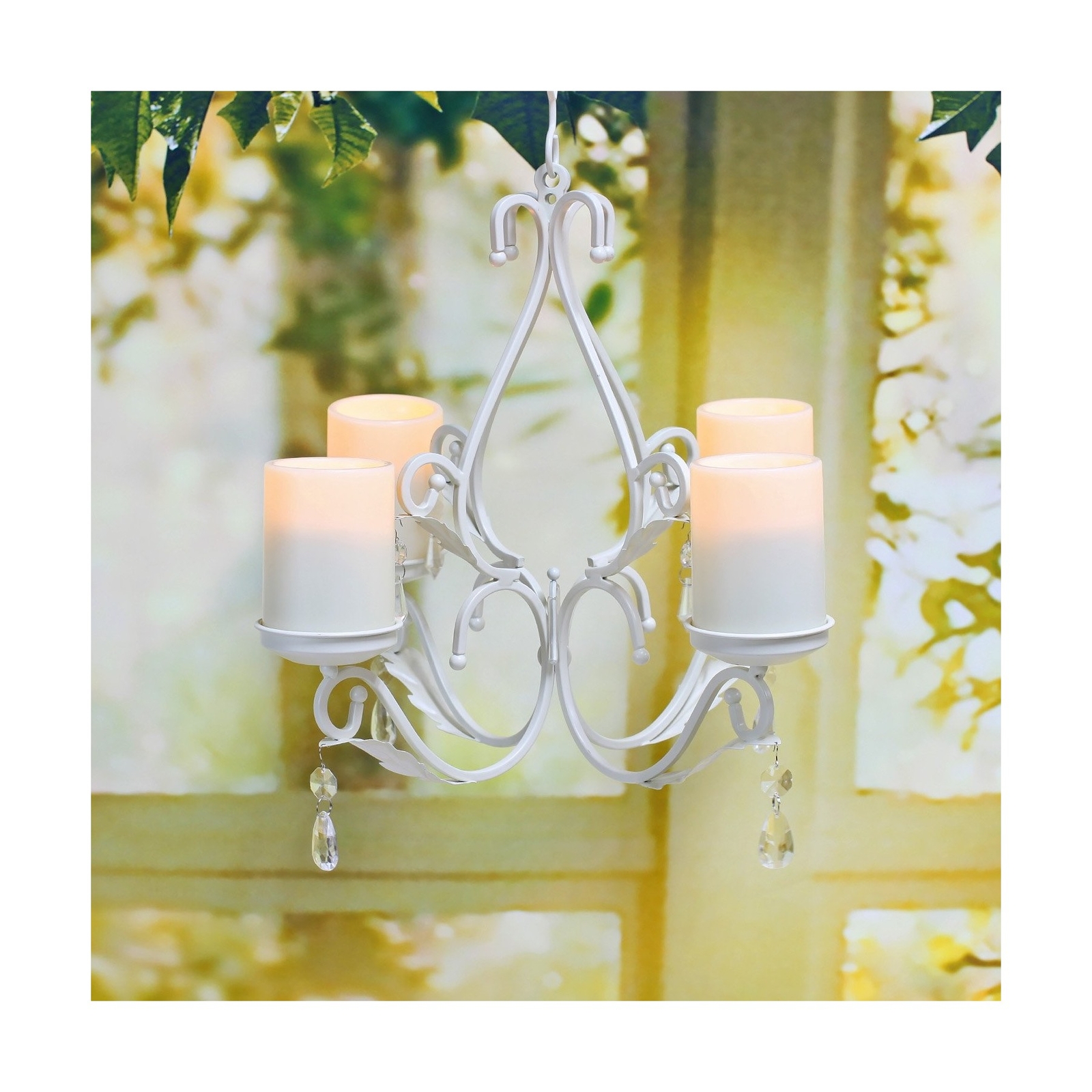 GiveU 3 in 1 Lighting Chandelier, Metal Wall Sconce Hung Table Centerpiece fo…