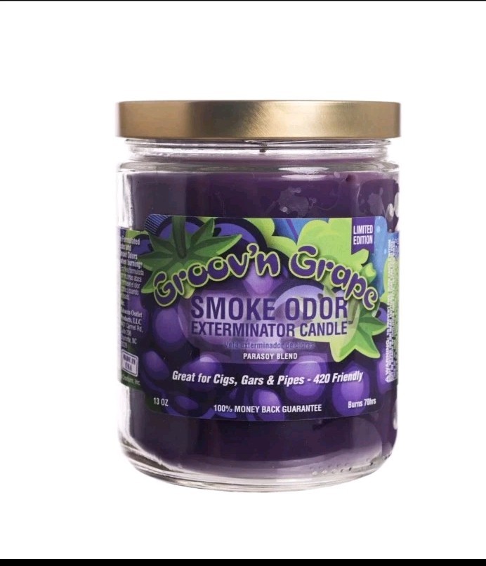 Smoke Odor Exterminator Candle Glass Jar 13oz