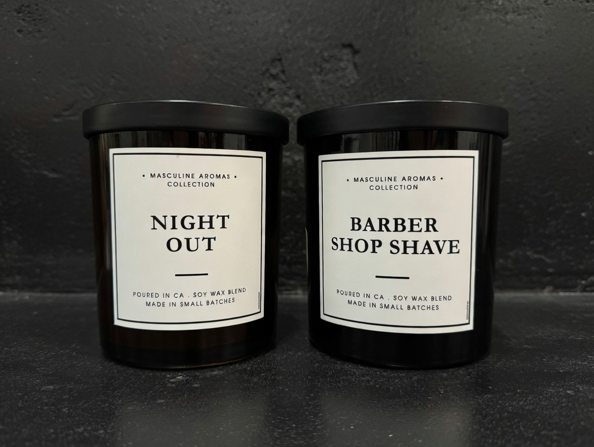 Leoben Company Candle Masculine Aromas Collection / Choose 9 oz – 24 oz USA Made