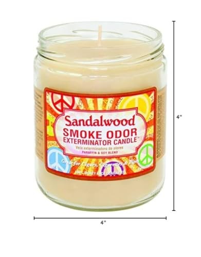 Smoke Odor Exterminator Sandalwood 13 Oz Jar Candle