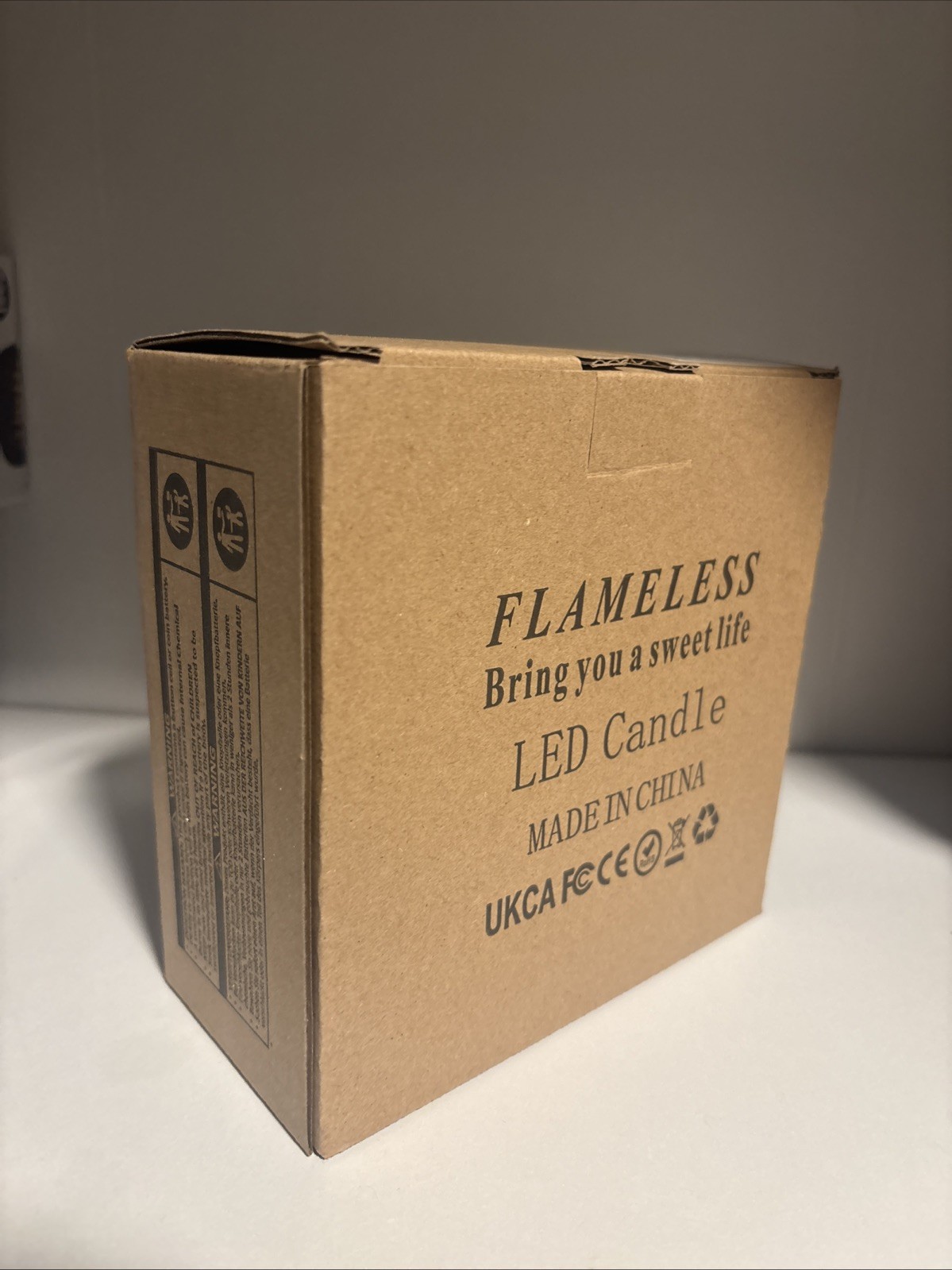 LED Flameless Candles Set of 2 w/ Remote & Batteries New Open Box