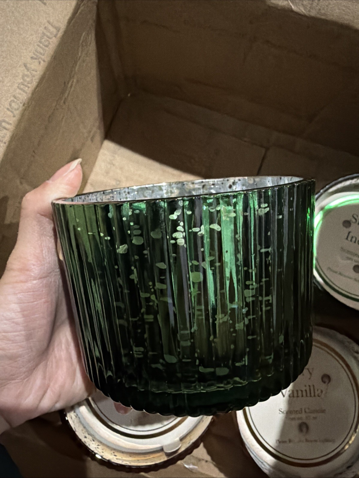 Set Of 4 X 12 Oz Scented Candle | Triple Wick – Very Vanilla & Smoked Incense