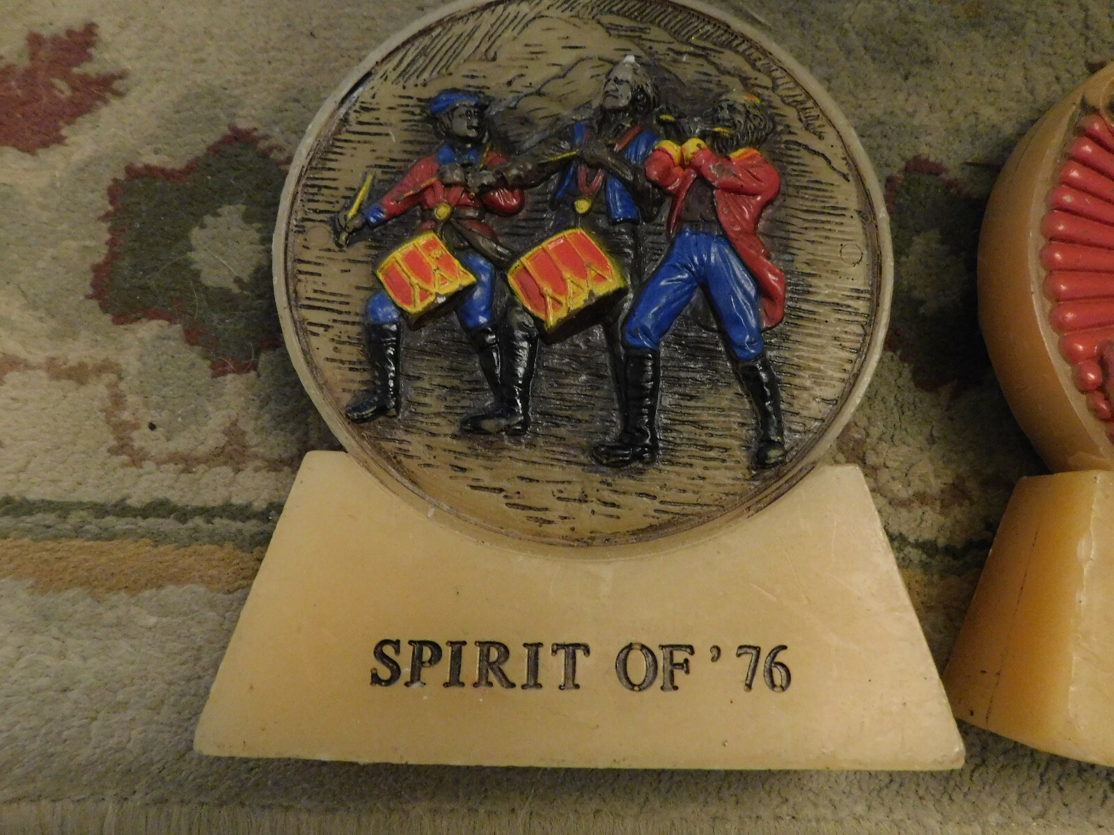 Vtg Lot America’s Heritage Minuteman Seal United States Spirit 76 Molded Candles